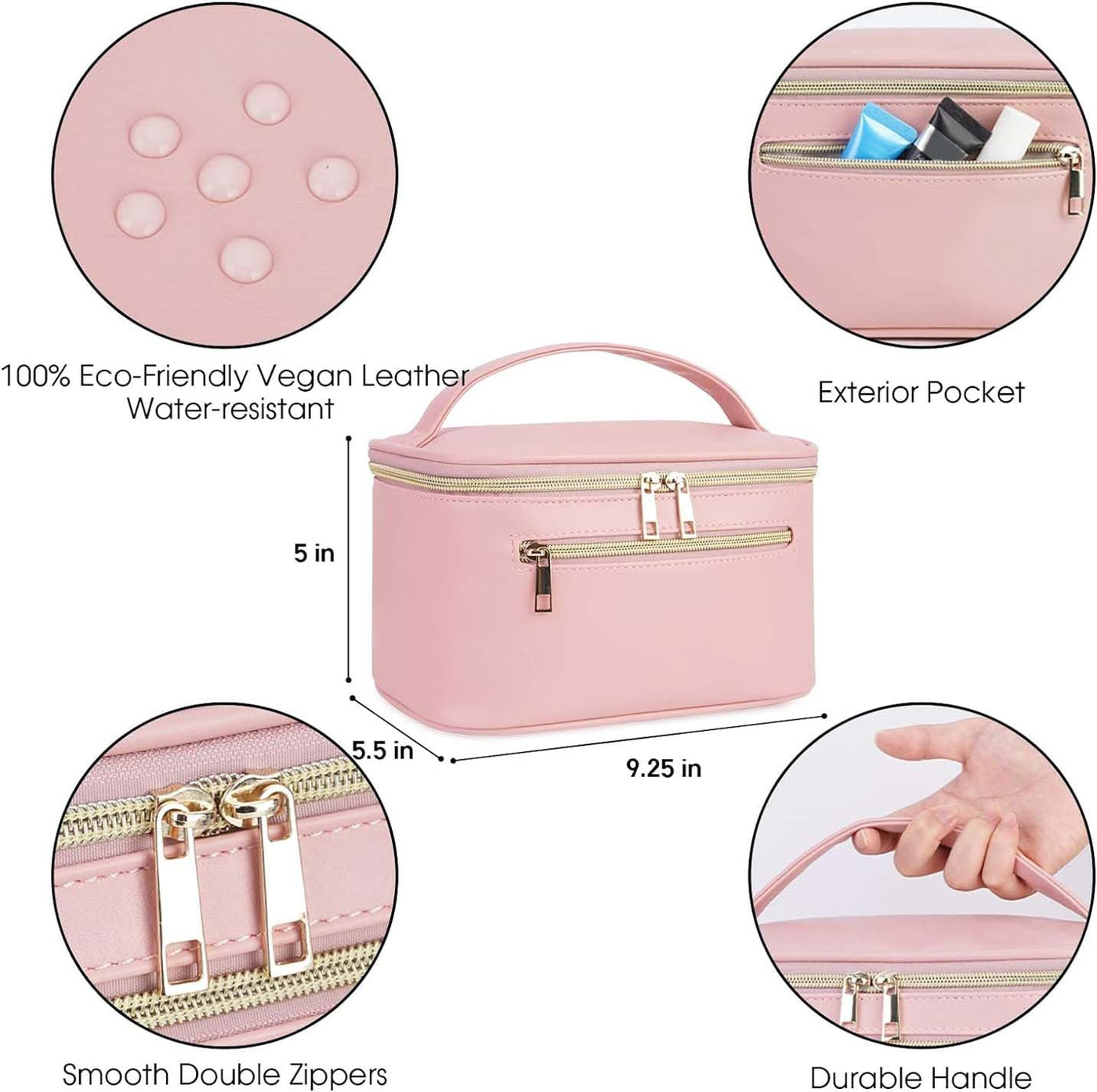 Sac de maquillage de voyage grand sac de maquillage