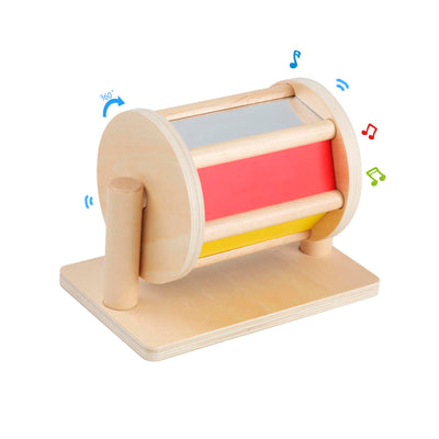 Rotating drum for the development of large motor skills