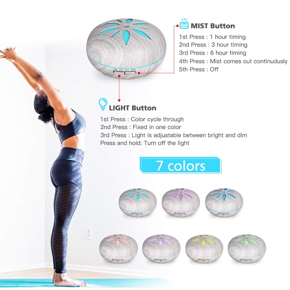 Aroma Diffuser Humidifier with Timer