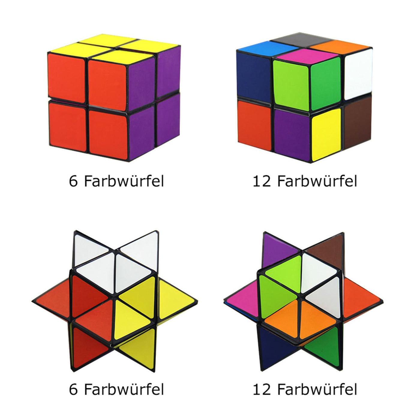 Transformationswürfel Magische Puzzle-Würfel für Kinder und Erwachsene