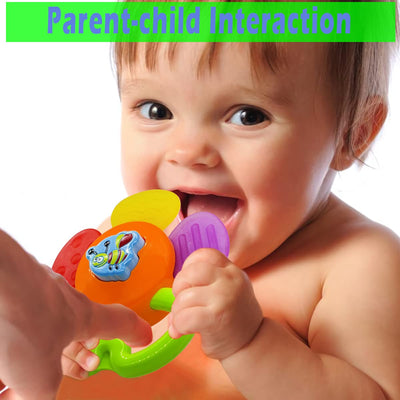 Baby rattle teether set baby toy shaker grasping rattle newborn toy musical rattles for babies