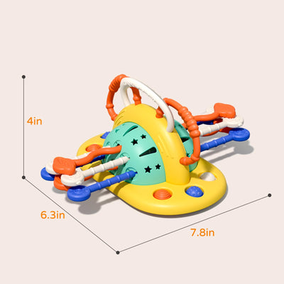 Motor skills toy for pulling string, gnawing, sensory, fine motor skills activity toy, educational games