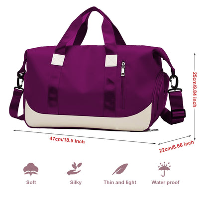 Sporttasche Reisetasche mit Schuhfach und Nassfach