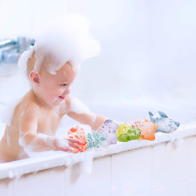 10Pcs bathtub toys for baby from 1 years, bath toys water toys baby cute water squirting animals for baby bathtub gift