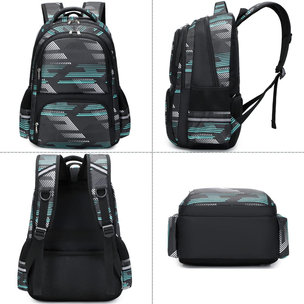 Schultasche Schulrucksack Schulranzen Set für Jugendliche Rucksack für Reisen Wandern Camping