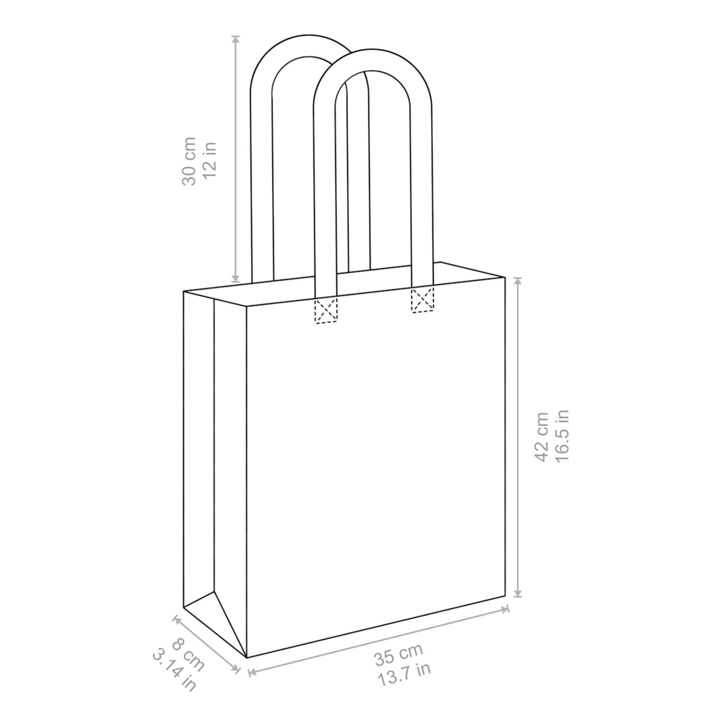 Stofftasche - Bedruckte Baumwolltasche - Tragetasche - Jutebeutel