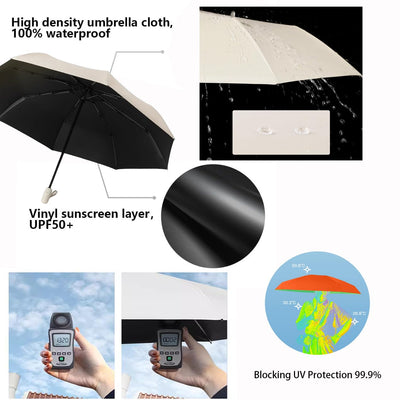 Folding umbrella outdoor UV protection pocket umbrella automatic