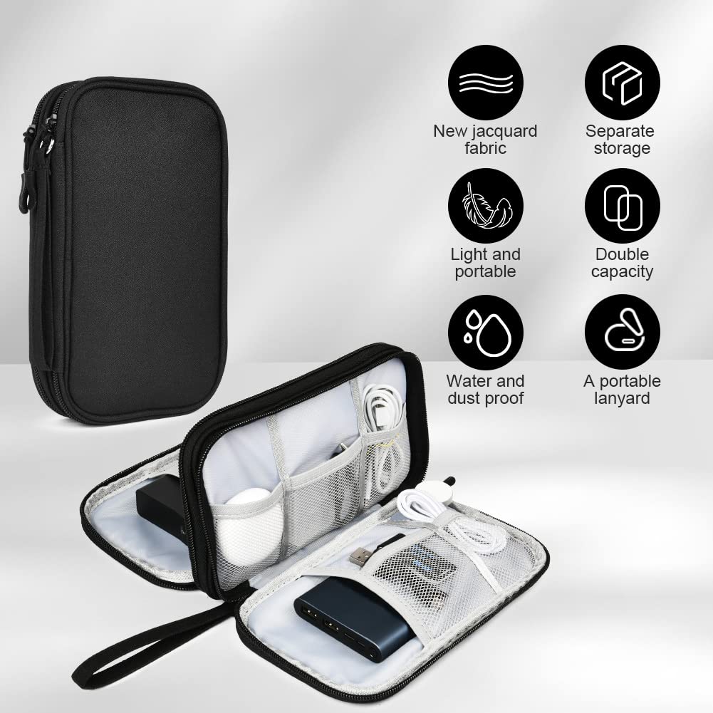 Cable bag, electronic bag, hard drive bag，electronics bag organizer