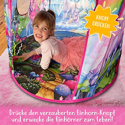 Rainbow Unicorn Kids Tent with unicorn sounds