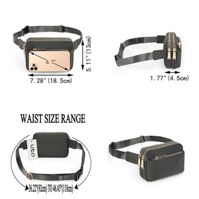 Sac de Taille en Nylon Imperméable