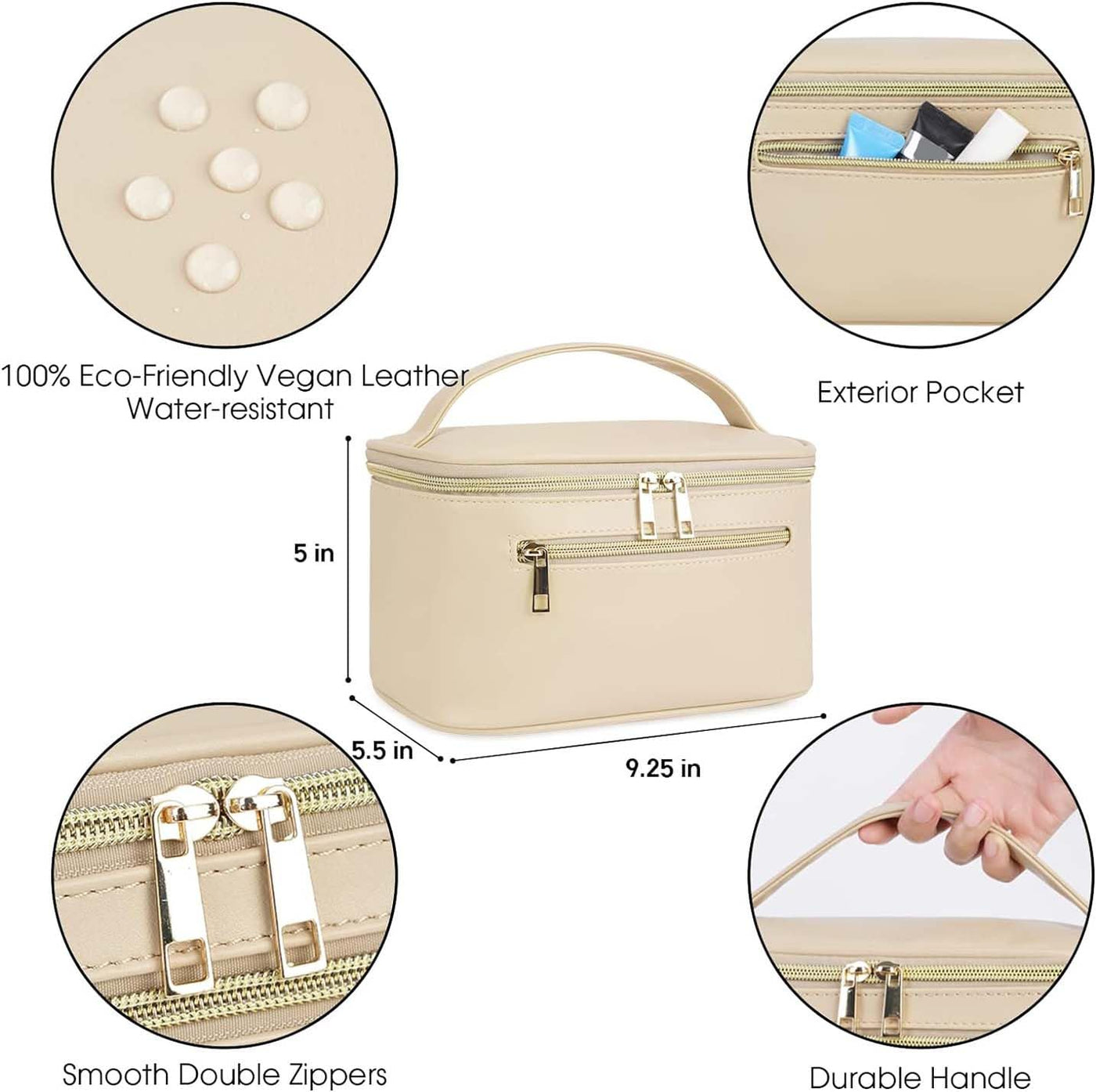 Sac de maquillage de voyage grand sac de maquillage