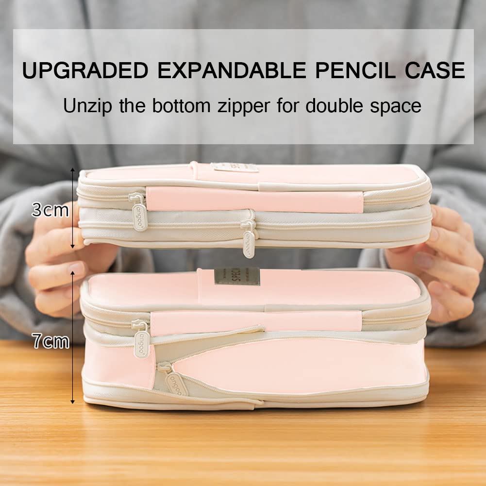 Pencil case with large capacity, pencil case teenager, pencil bag for student adult, pencil case large for school & office