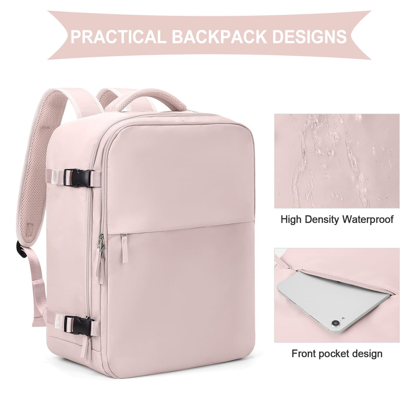 Sac à dos de voyage pour bagage à main d'avion sac à dos pour bagage à main d'avion ordinateur portable étanche