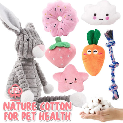 10Pcs jouets pour petits chiens, ensemble de jouets en peluche pour chiens, grinçants