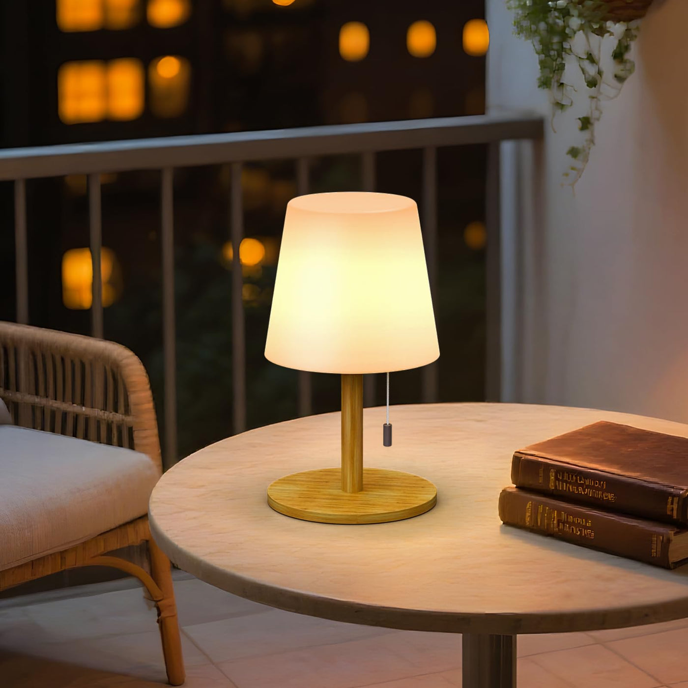 LED Outdoor Table Lamp with 8 Colors Cordless Lamp