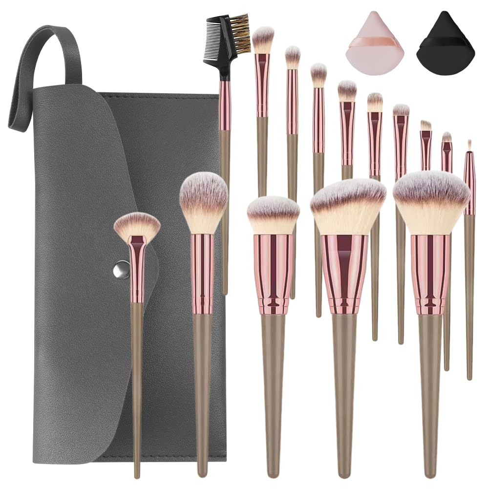 Brush Set Makeup, 15 Piece Professional Brush Set
