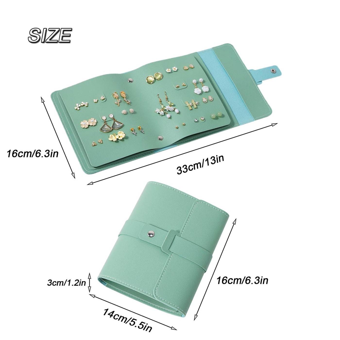 Rangement de boucles d'oreilles Pochette pour boucles d'oreilles Petits sacs de rangement de livres