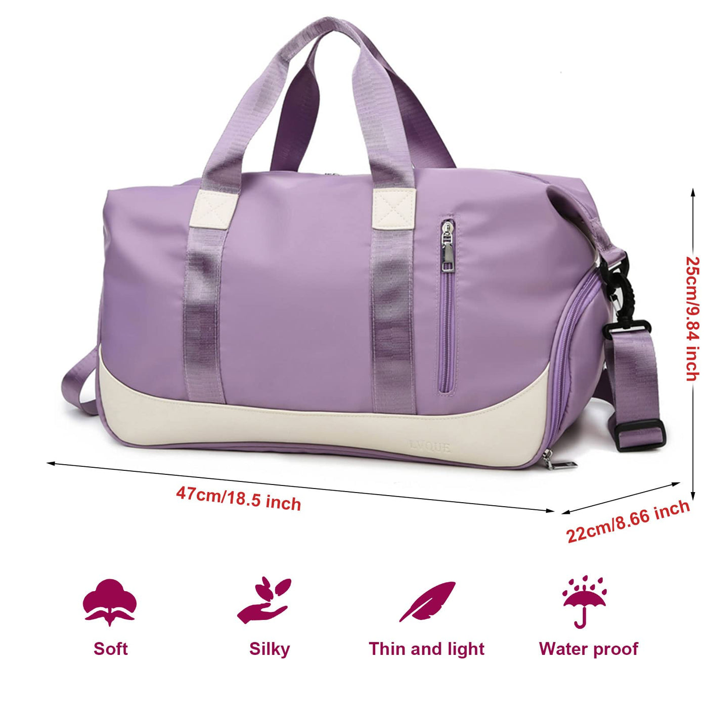 Sporttasche Reisetasche mit Schuhfach und Nassfach