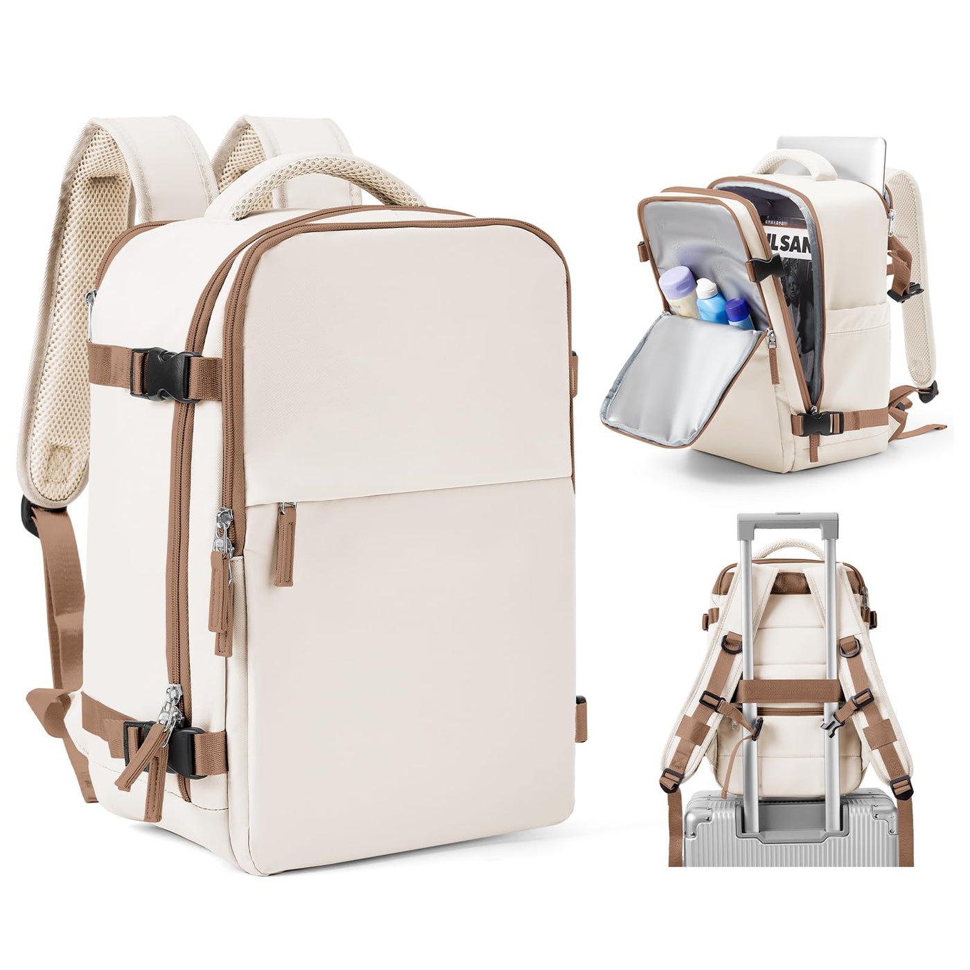 Sac à dos pour avion Bagage à main Sac à dos Cabine Sac à dos étanche pour ordinateur portable Sac à dos de voyage