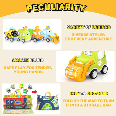 Toy cars to take away for kids 9 pieces