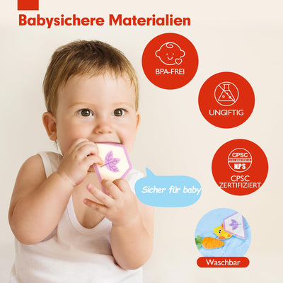 Busy Board 3D Felt Farm Quiet Book Förderung der Feinmotorik