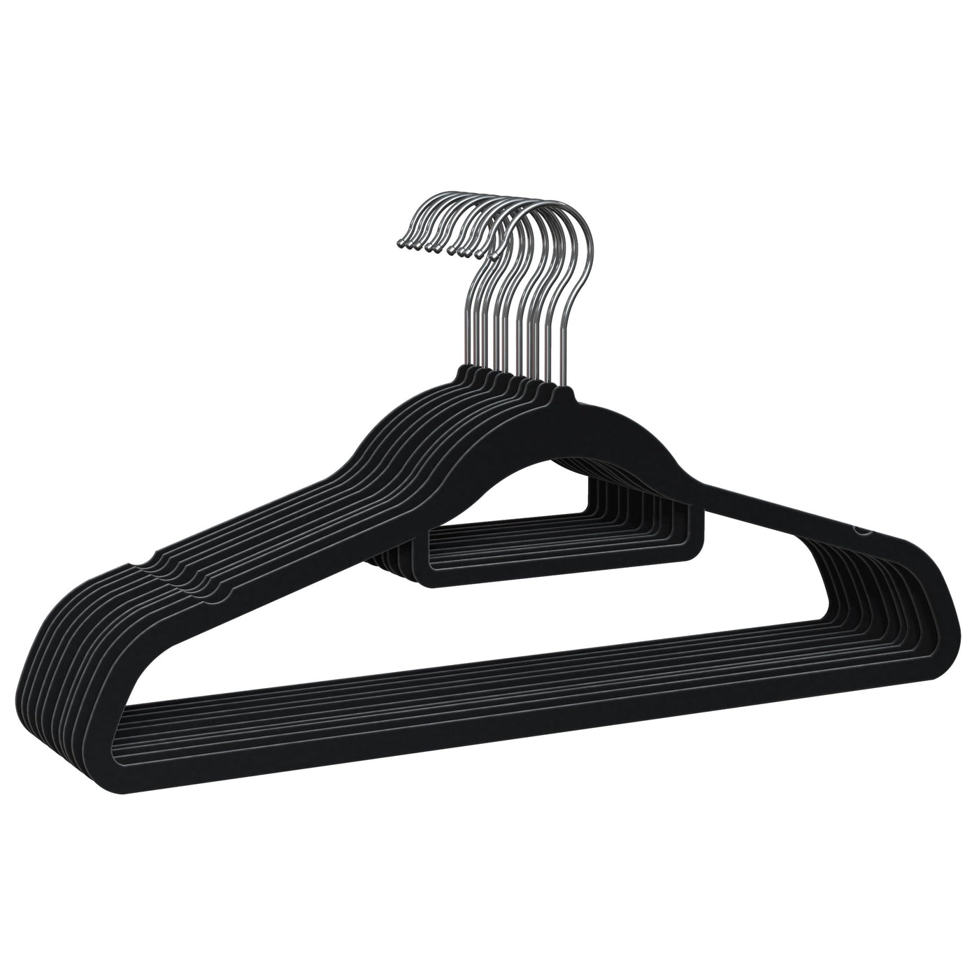 Velvet coat hanger Accessory holder