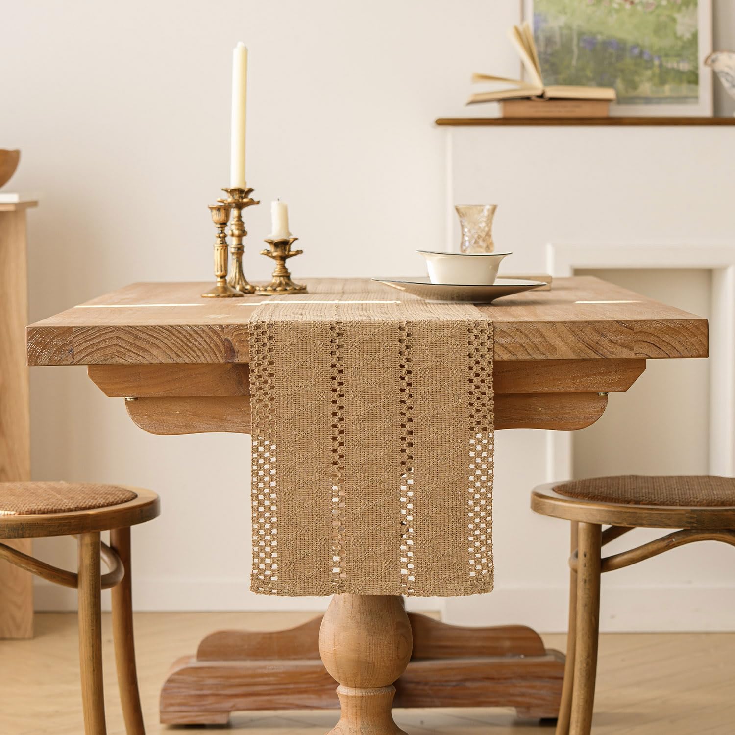 Tischläufer Boho Makramee