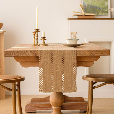 Chemin de Table Boho Macramé