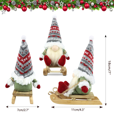 Christmas gnome set of 3 gnome figures Christmas decoration Christmas decorations gnome accessories for home kitchen decoration