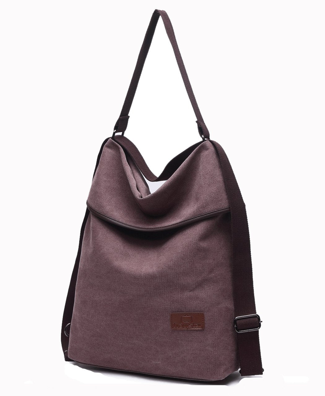 Canvas shoulder bag backpack handbag vintage shoulder bag anti theft hobo bag for everyday office school outing