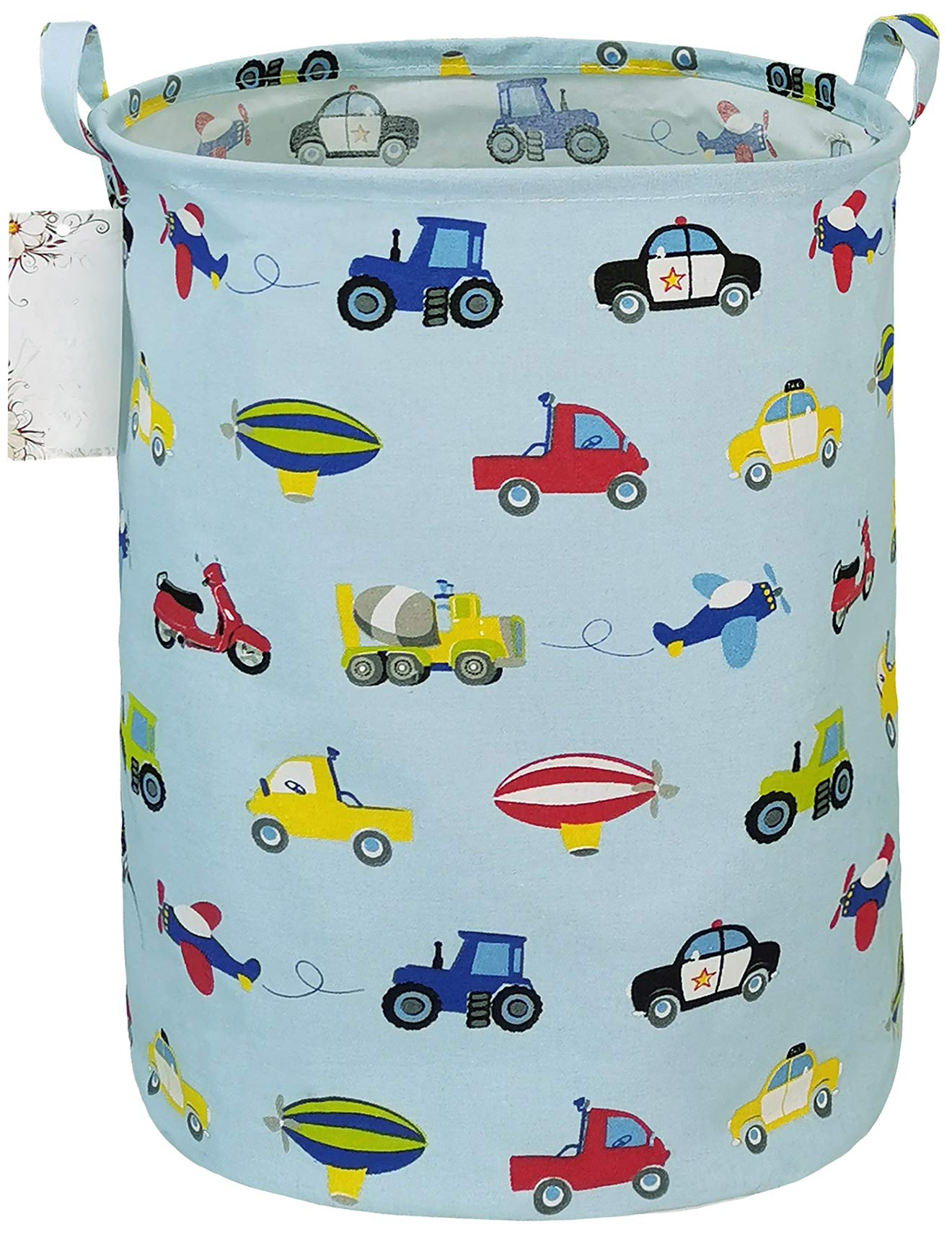 Laundry basket children's room basket canvas foldable with waterproof coating large storage baskets for children