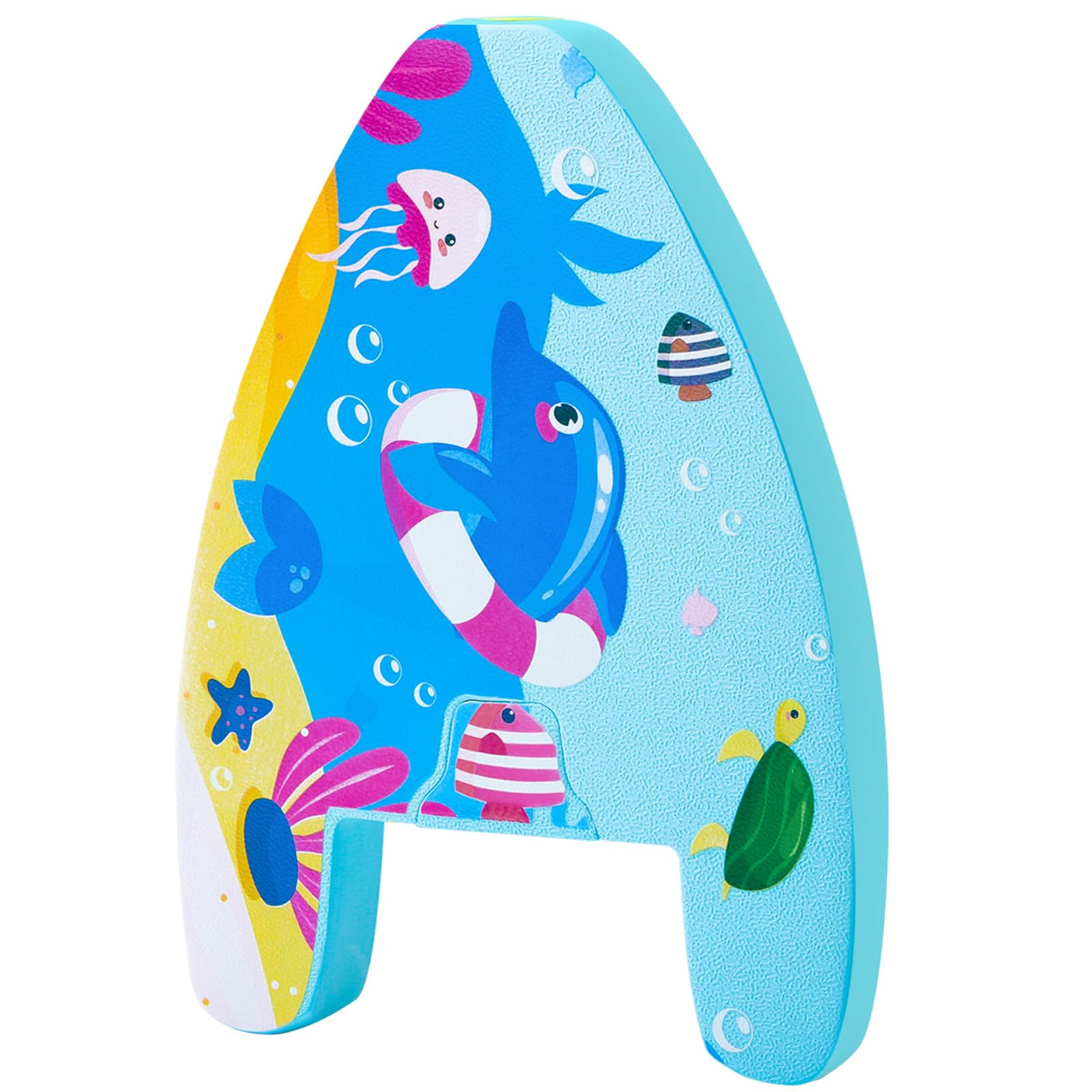 Swimming board for children adults, with handles