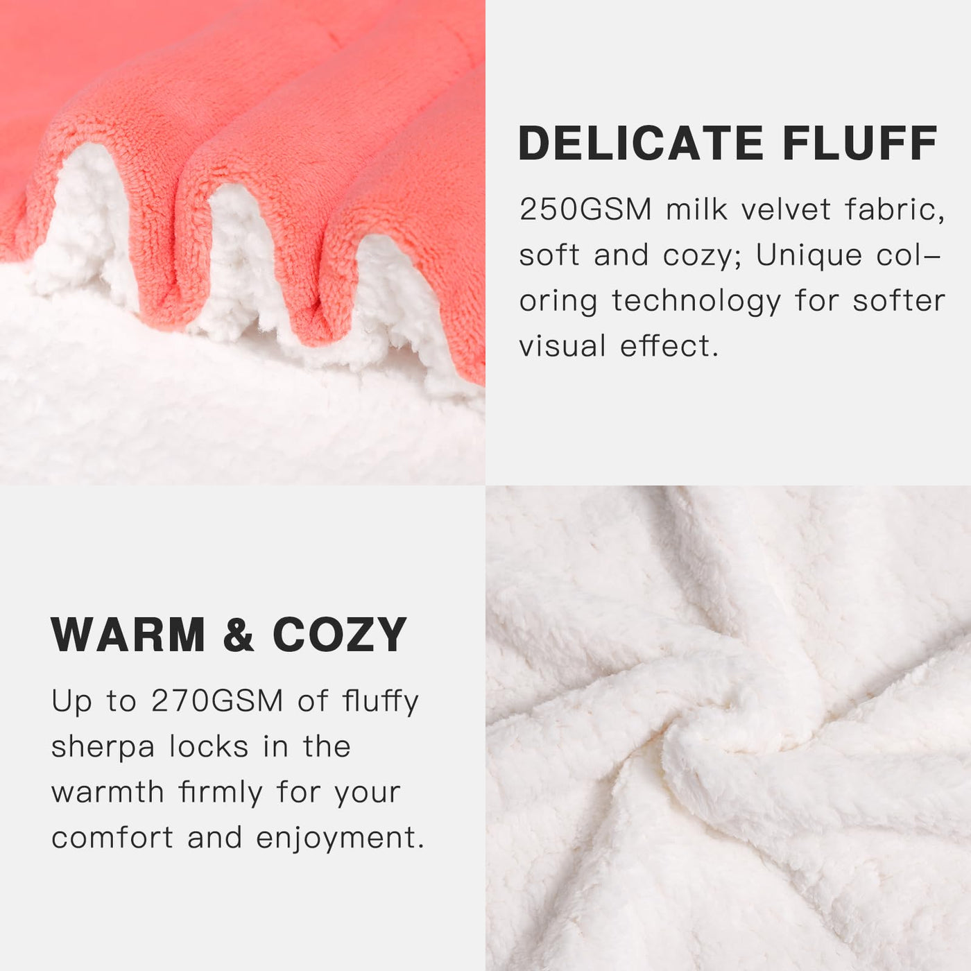 Cuddly blanket Fluffy woolen blanket