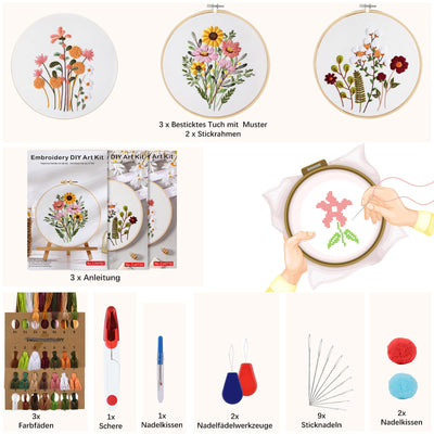 Kit de broderie pour débutants