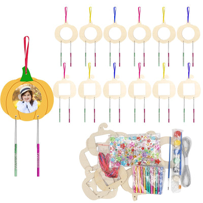 Pumpkin Photo Frames Wind Chime Craft Kit Autumn Crafts Kids