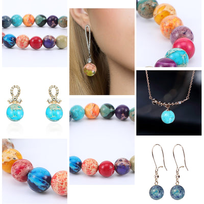 Bracelets en perles de pierre naturelle avec vos propres mains