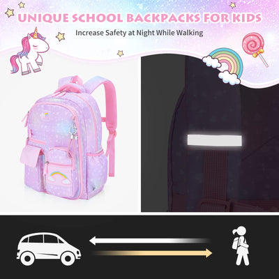 2 in 1 Rucksack & isolierte Brottasche, Schulrucksack für Grundschüler