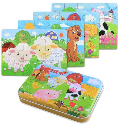 Children's puzzle 64 pieces puzzle for children puzzle four levels of difficulty