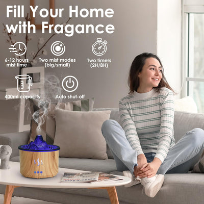 Aroma diffuser for fragrance oils
