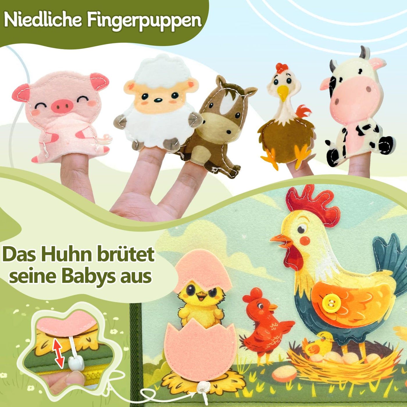 Busy Board 10 in 1 Toy Activity Board Motor Toys & Educational Toys