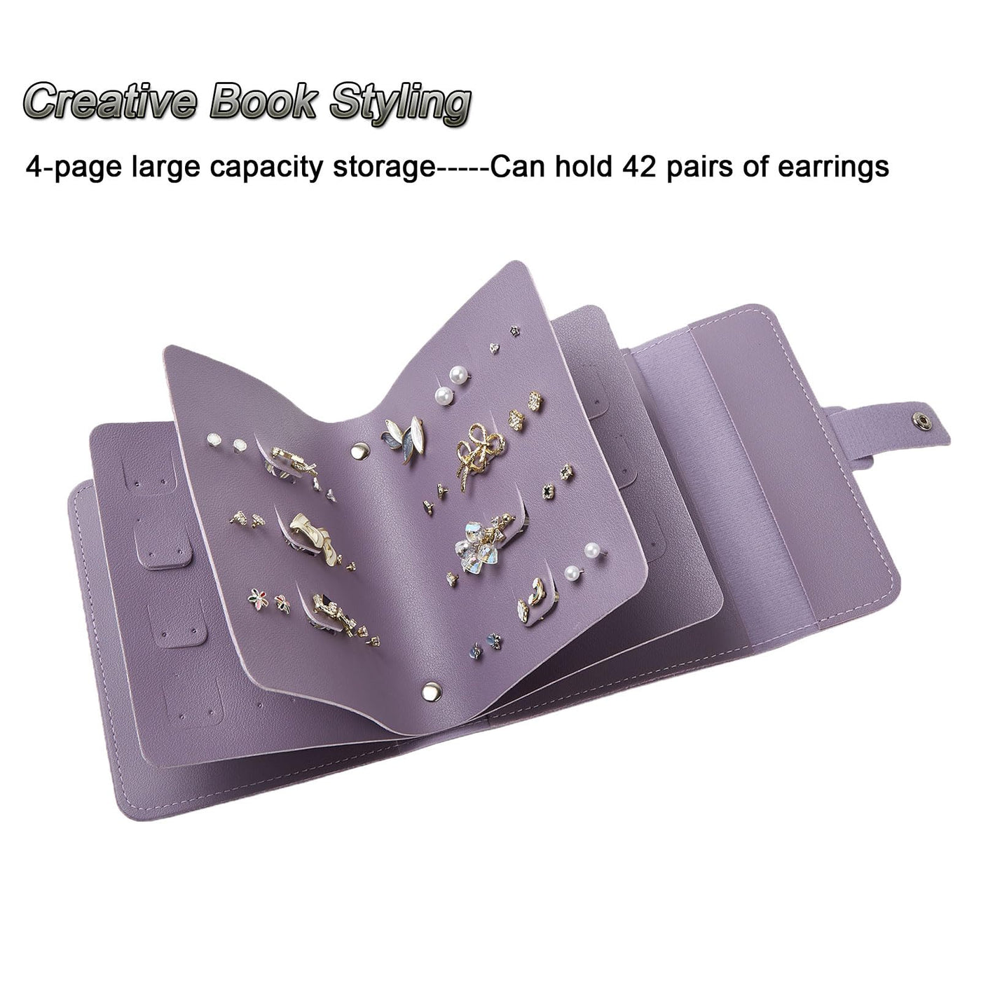 Rangement de boucles d'oreilles Pochette pour boucles d'oreilles Petits sacs de rangement de livres