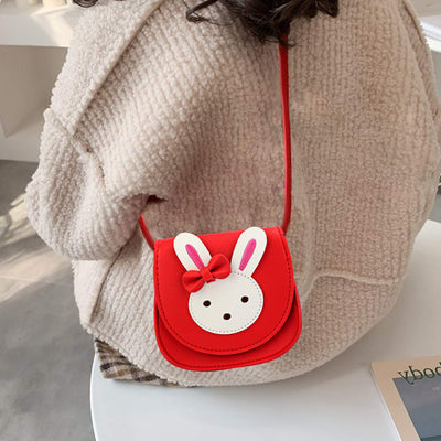 Sac à bandoulière pour enfants, sac à bandoulière lapin, cuir PU