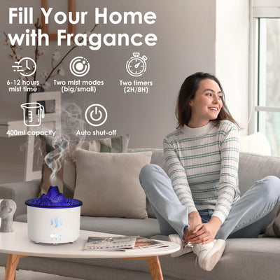 Aroma diffuser for fragrance oils