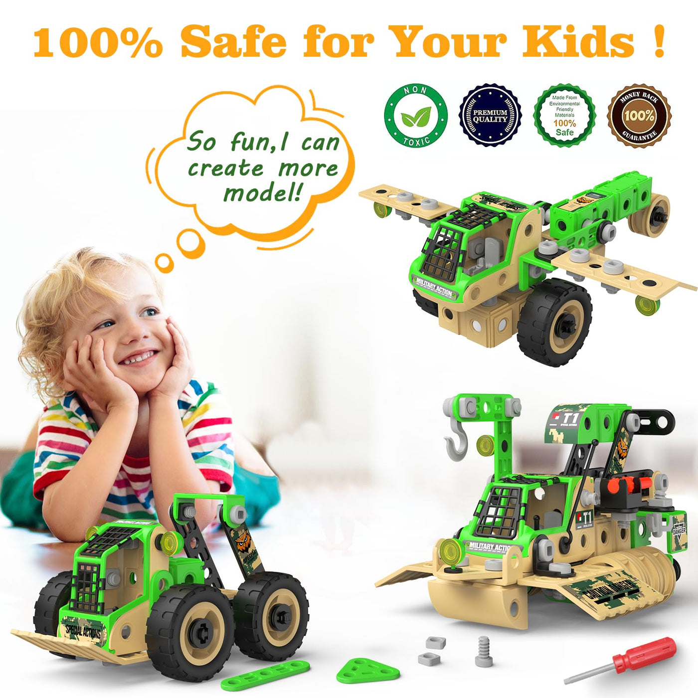 Ensemble-Cadeau Créatif de Blocs de Construction Créatifs