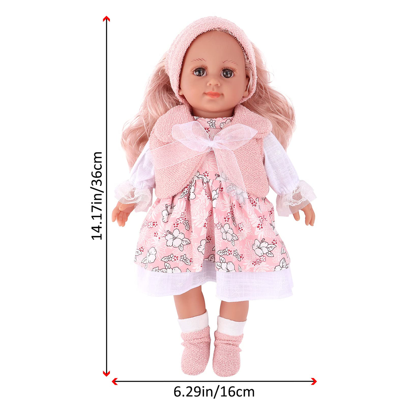 Doll with Long Hair Great Role-playing Toy for Children