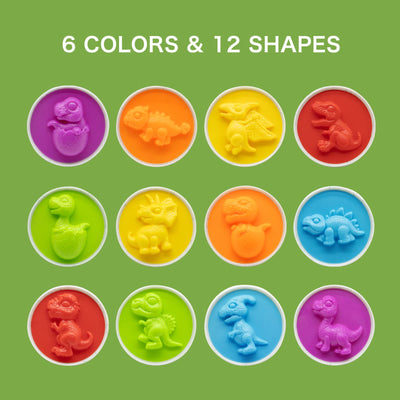 Dinosaur Matching eggs color and shape sorter