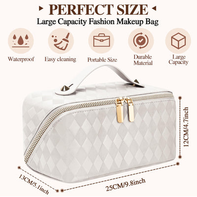 Cosmetic Bag Portable Travel Make-up Bag with Large Capacity Waterproof Organizer