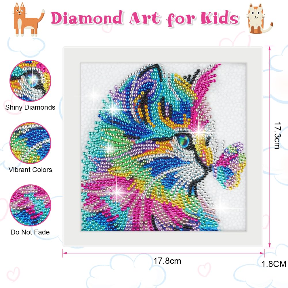 Diamond Painting Kinder, 5D DIY Diamond Painting Set