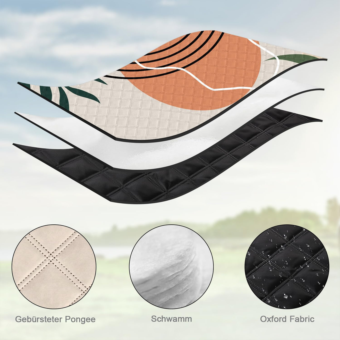 Couverture de pique-nique imperméable pour l'extérieur, tapis de plage