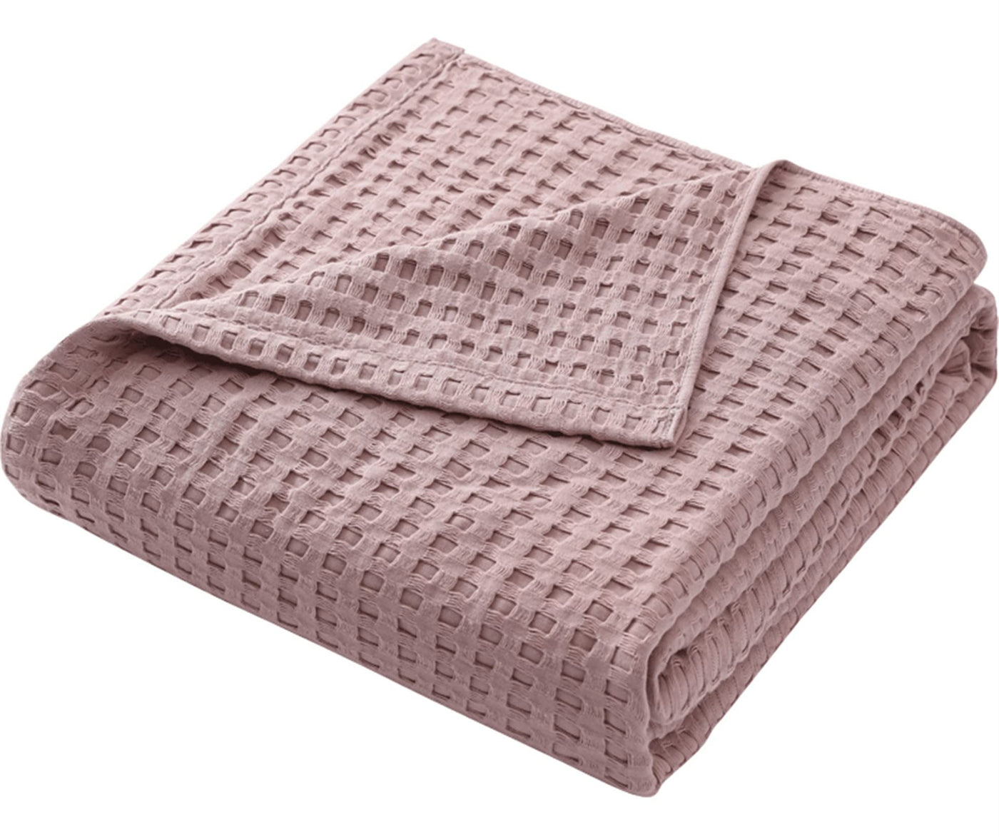 Bedspread cotton waffle pique cuddly blanket